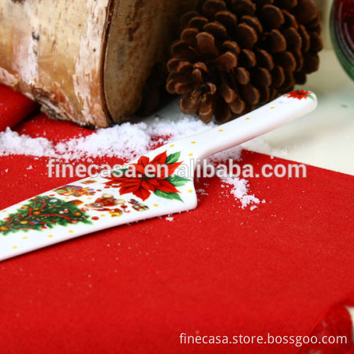 10.5 Inches Christmas Plate with Server set